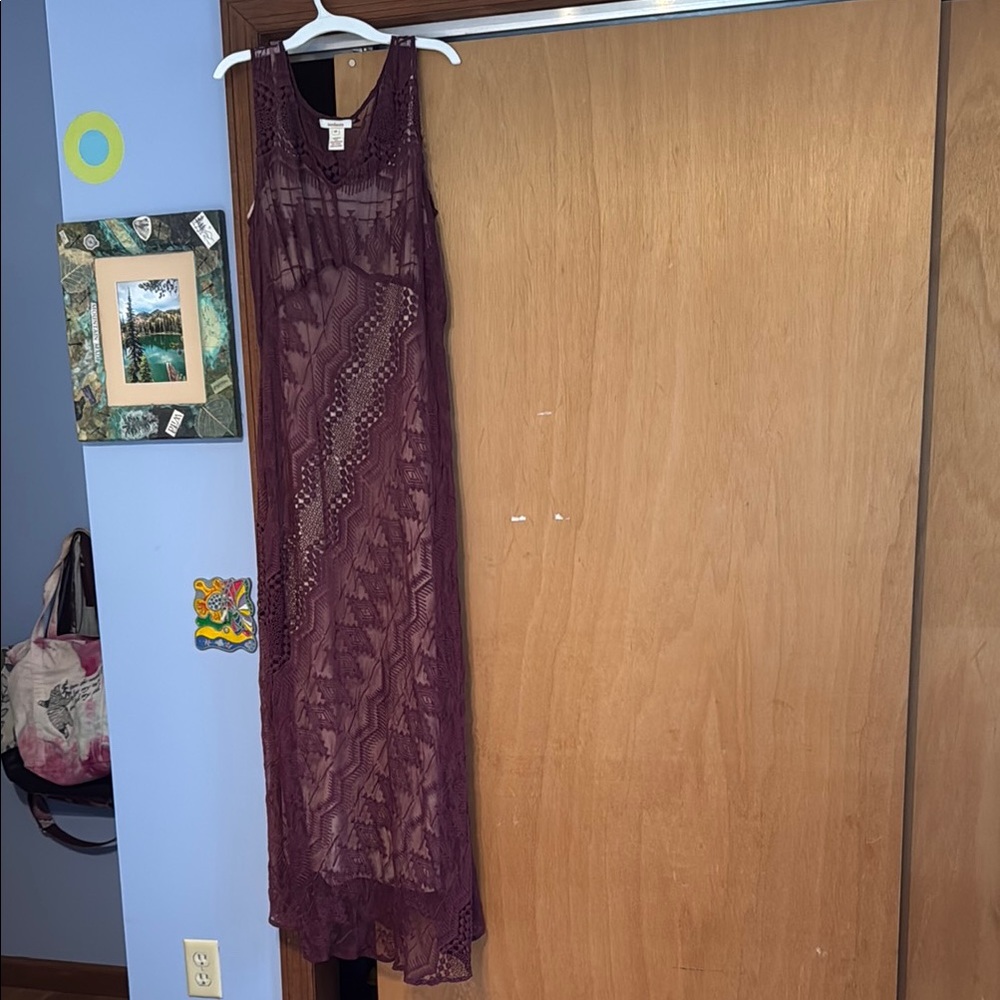 Sundance Wine colored cocktail dress-perfect for a wedding